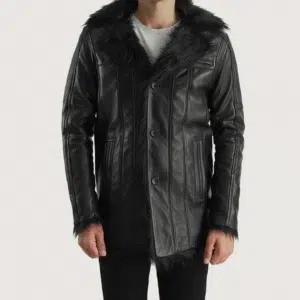Furcliff Leather Coat