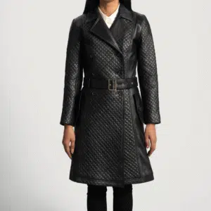 Sweet Susan Leather Trench Coat